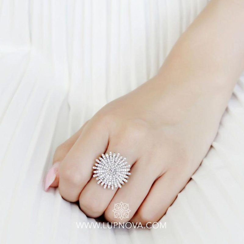 Anillo Sparkly Flower - Imagen 4