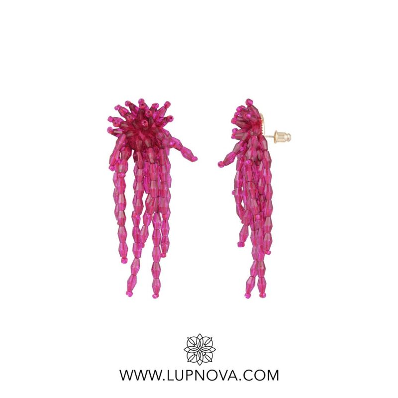 Aretes Coral Cascade - Imagen 3