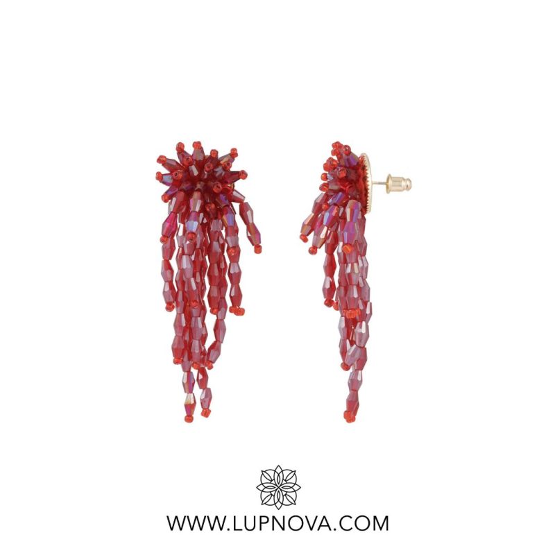 Aretes Coral Cascade - Imagen 5
