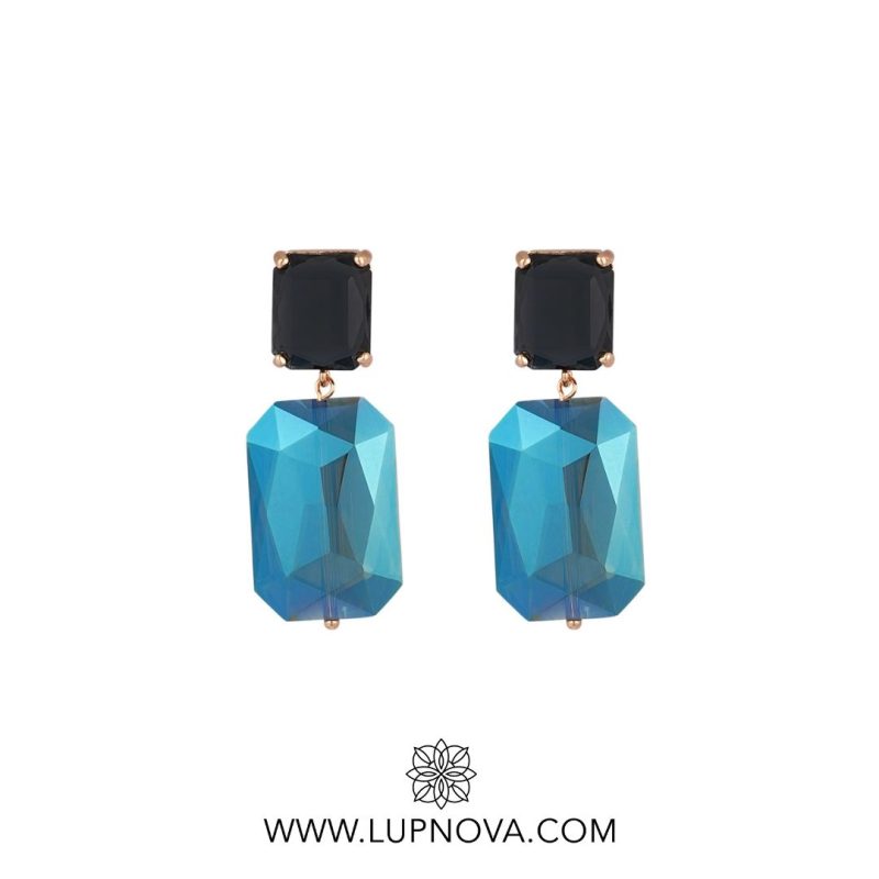 Aretes Glam Squares - Imagen 2