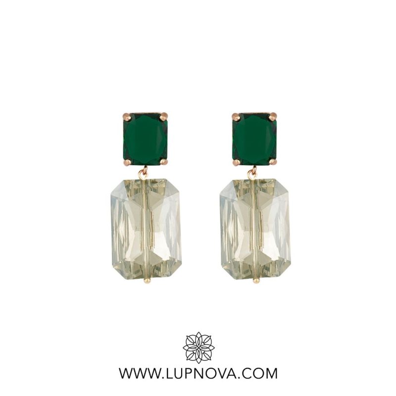 Aretes Glam Squares - Imagen 3