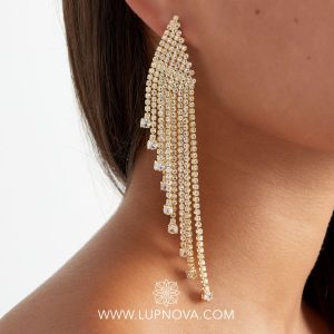 Aretes Crystal Rainfall