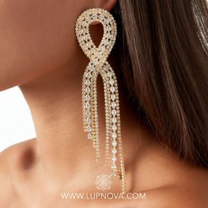 Aretes Glam Ribbon