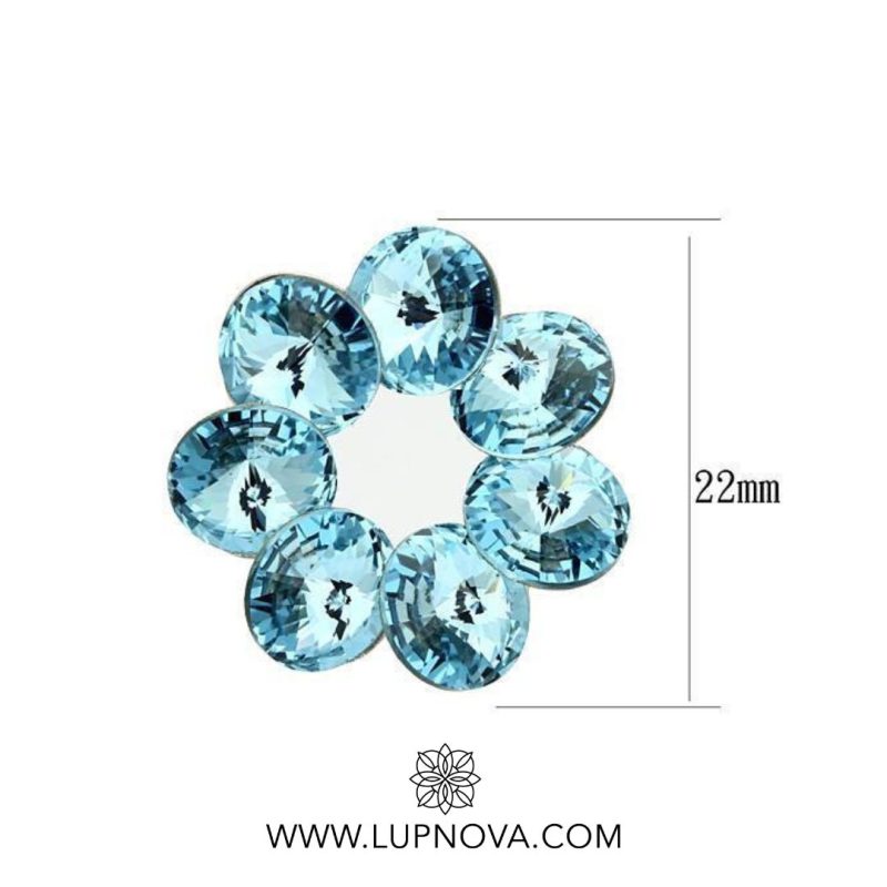Aretes Water Flower - Imagen 3