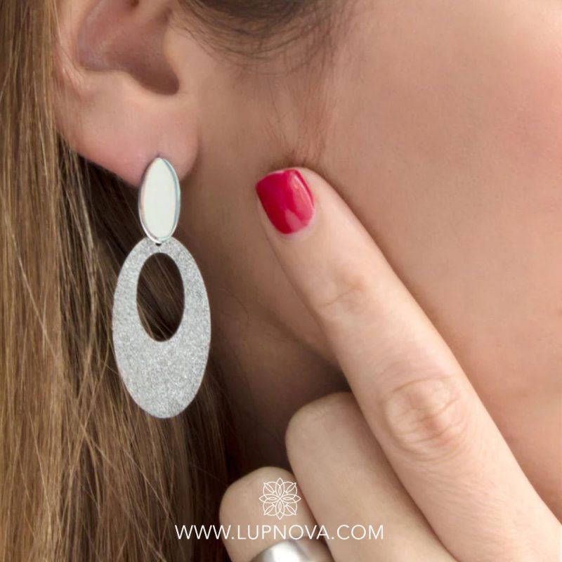 Aretes óvalo sparkle
