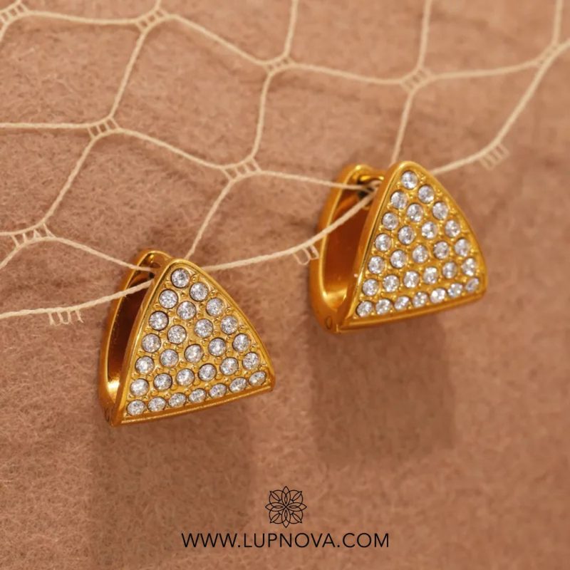 Aretes Gleam Triangle - Imagen 4