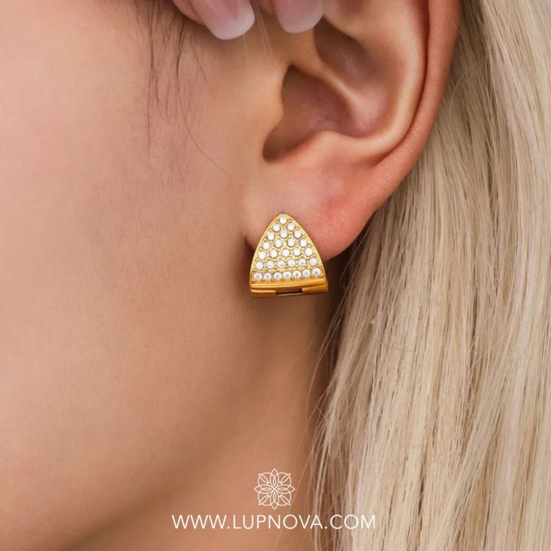 Aretes Gleam Triangle - Imagen 5