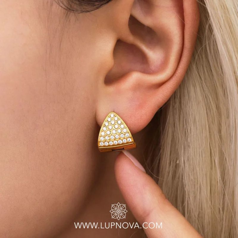 Aretes Gleam Triangle - Imagen 2
