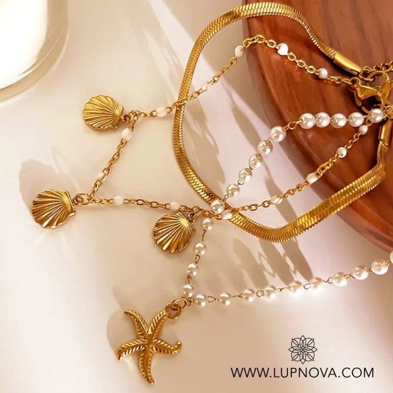 Set Pulseras Golden Coast - Imagen 2
