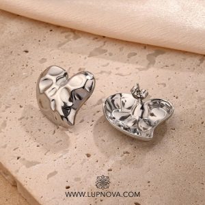 Aretes Corazón Irregular