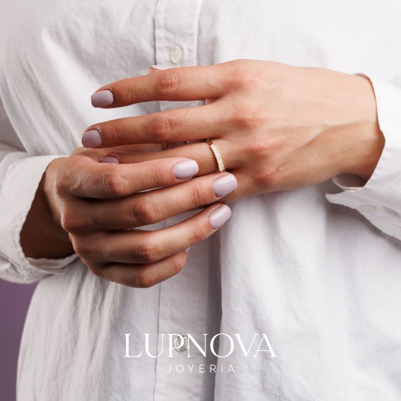 Anillo Golden Steps Plata925 - Imagen 2