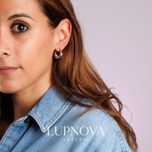 Duo Shine Hoops Plata925