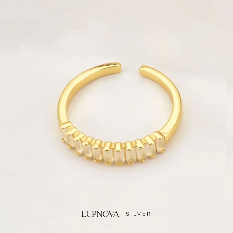 Anillo Golden Steps Plata925 - Imagen 2