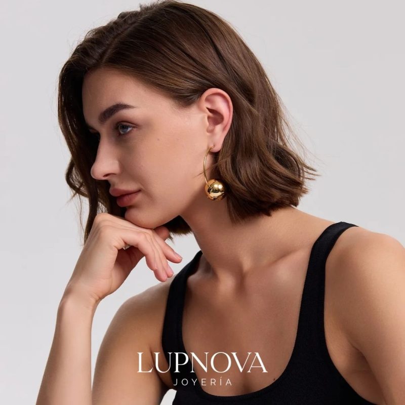 Aretes Esfera Gigante - Imagen 4