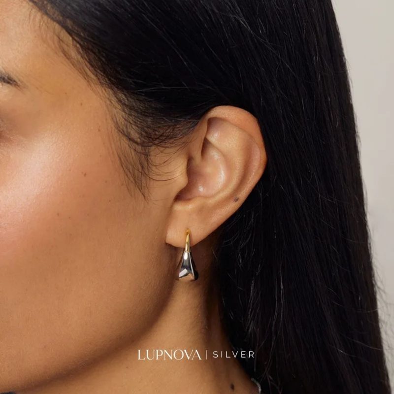 Duo Shine Hoops Plata925