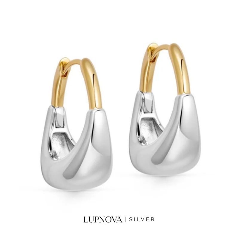 Duo Shine Hoops Plata925 - Imagen 2