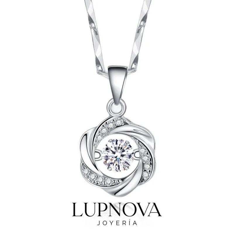 Cadena Radiant Spiral Plata925