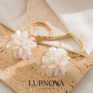 Aretes Aros Florales