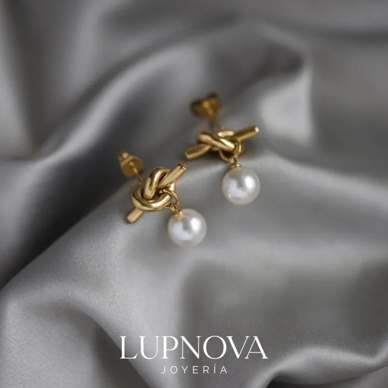 Aretes Golden Knot - Imagen 4