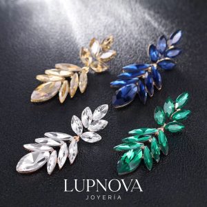 Aretes Royal Leaf