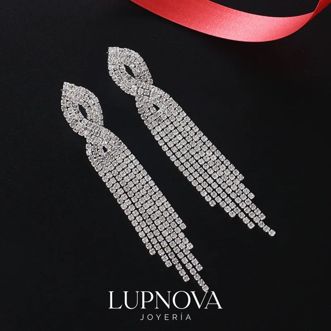 Aretes Nudo de Cristal - Imagen 3