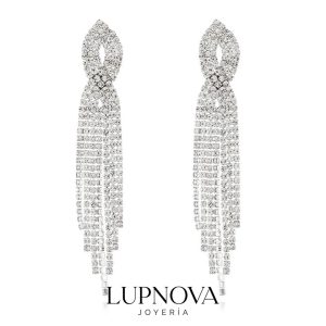 Aretes Nudo de Cristal