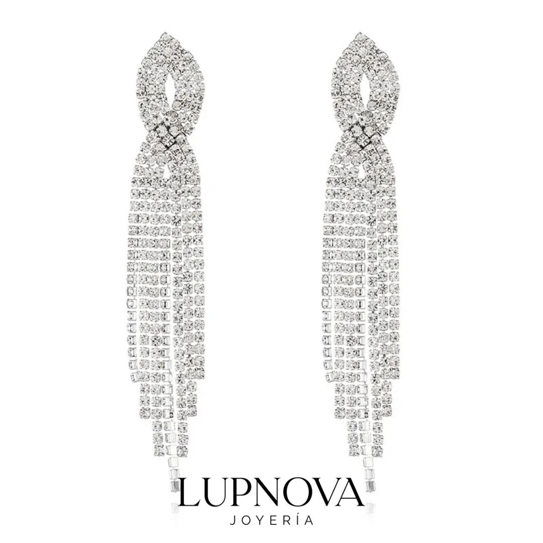 Aretes Nudo de Cristal
