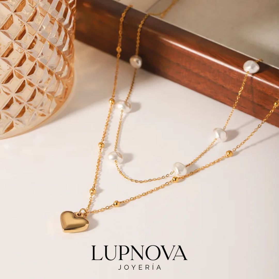 Collar Perlas y Corazón - Imagen 3