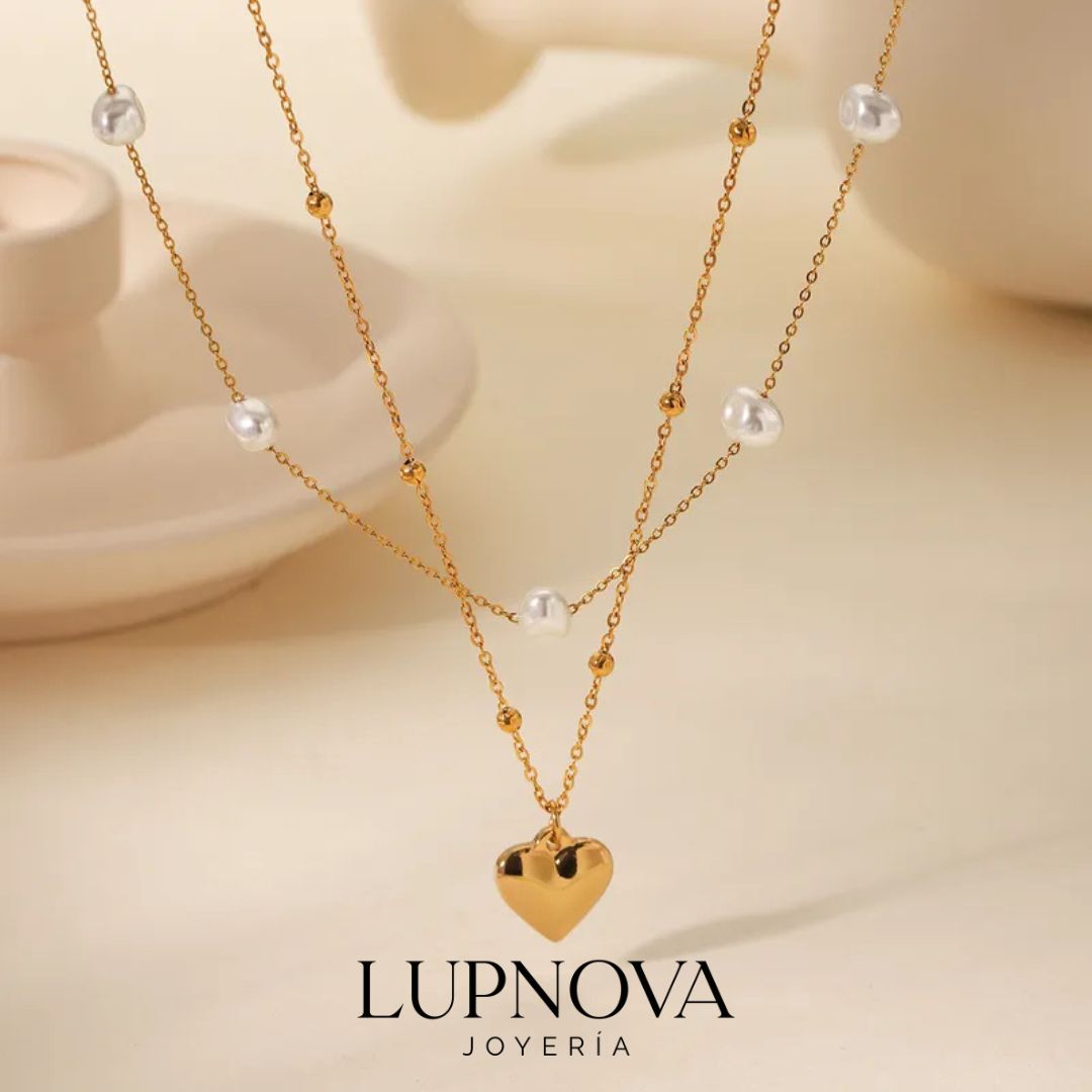 Collar Perlas y Corazón - Imagen 4
