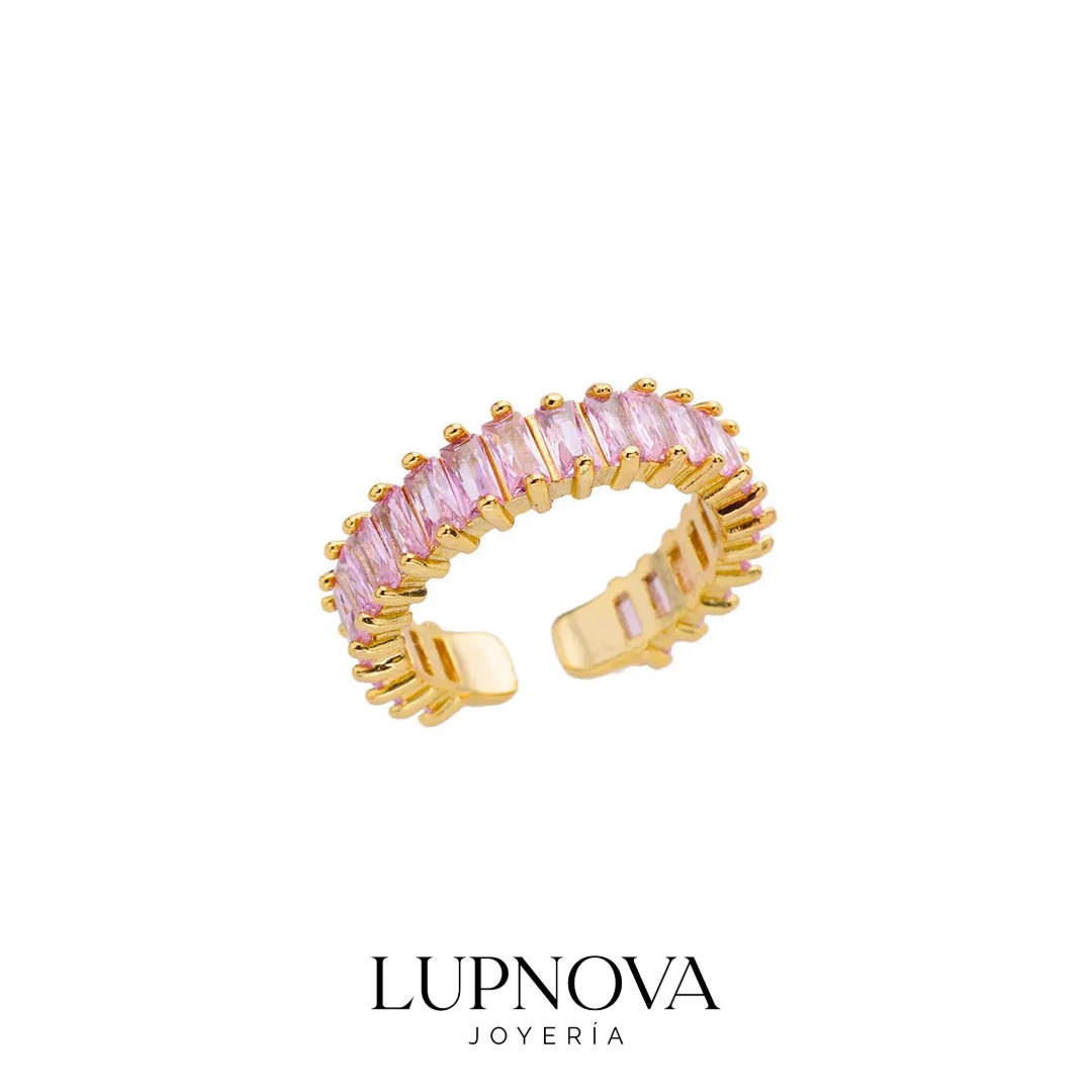 Anillo Aura de Baguettes