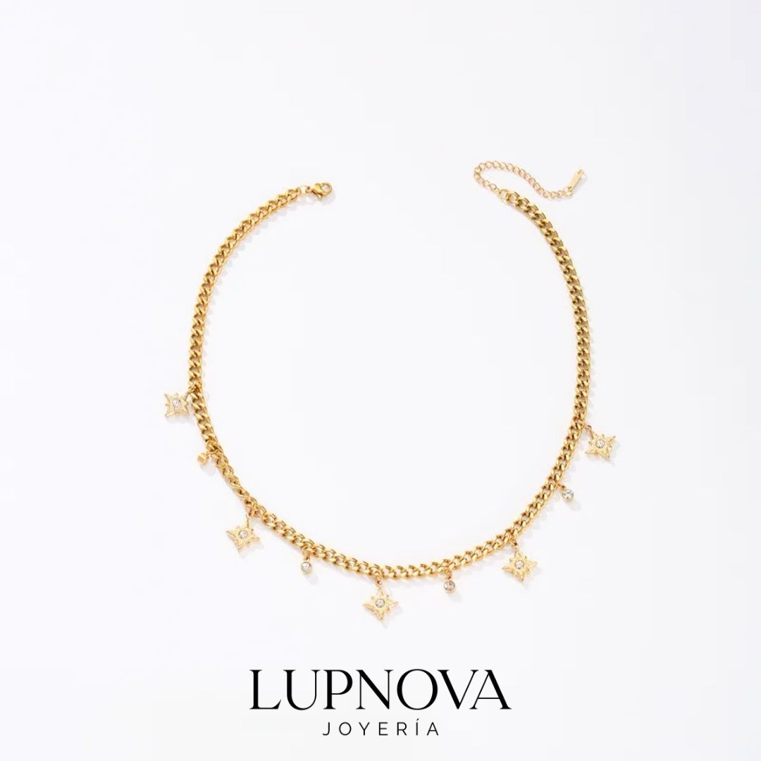 Collar Estrellas Colgantes