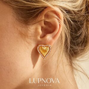 Aretes Corazón Glam