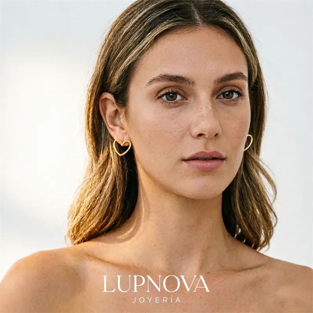 Aretes Corazón Minimal