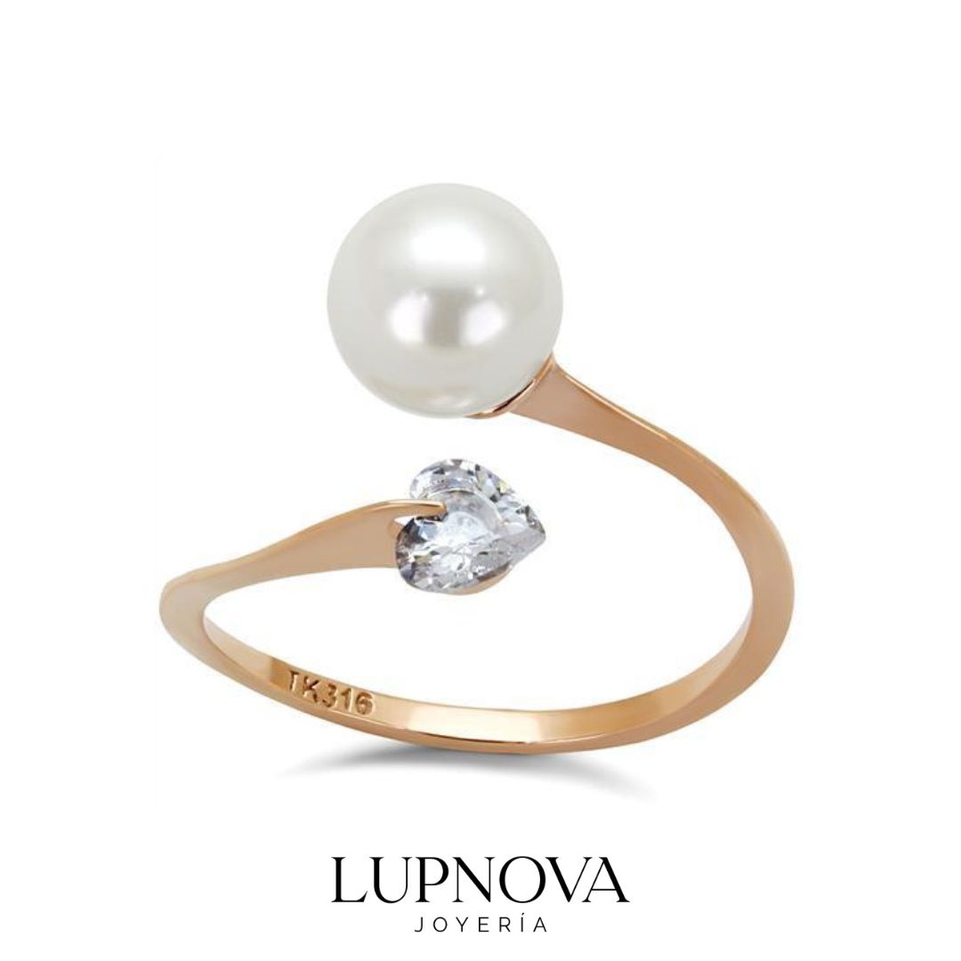 Anillo Perla Aurora