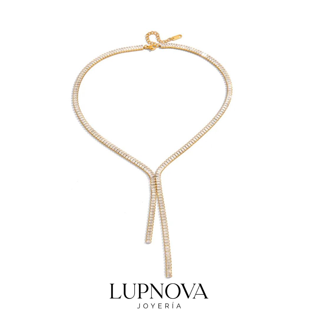 Collar Lariat de Baguettes - Imagen 2