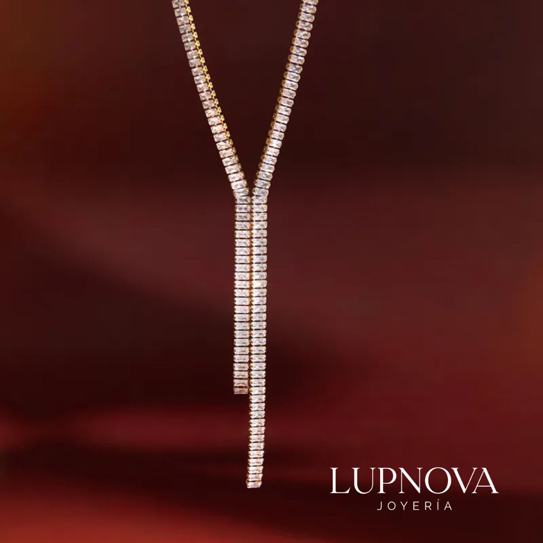 Collar Lariat de Baguettes - Imagen 3