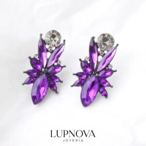 Aretes Violeta Imperial