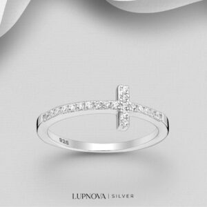 Anillo Cruz de Luz Plata925