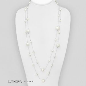 Collar Silk and Pearls