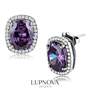 Aretes Eclipse Púrpura