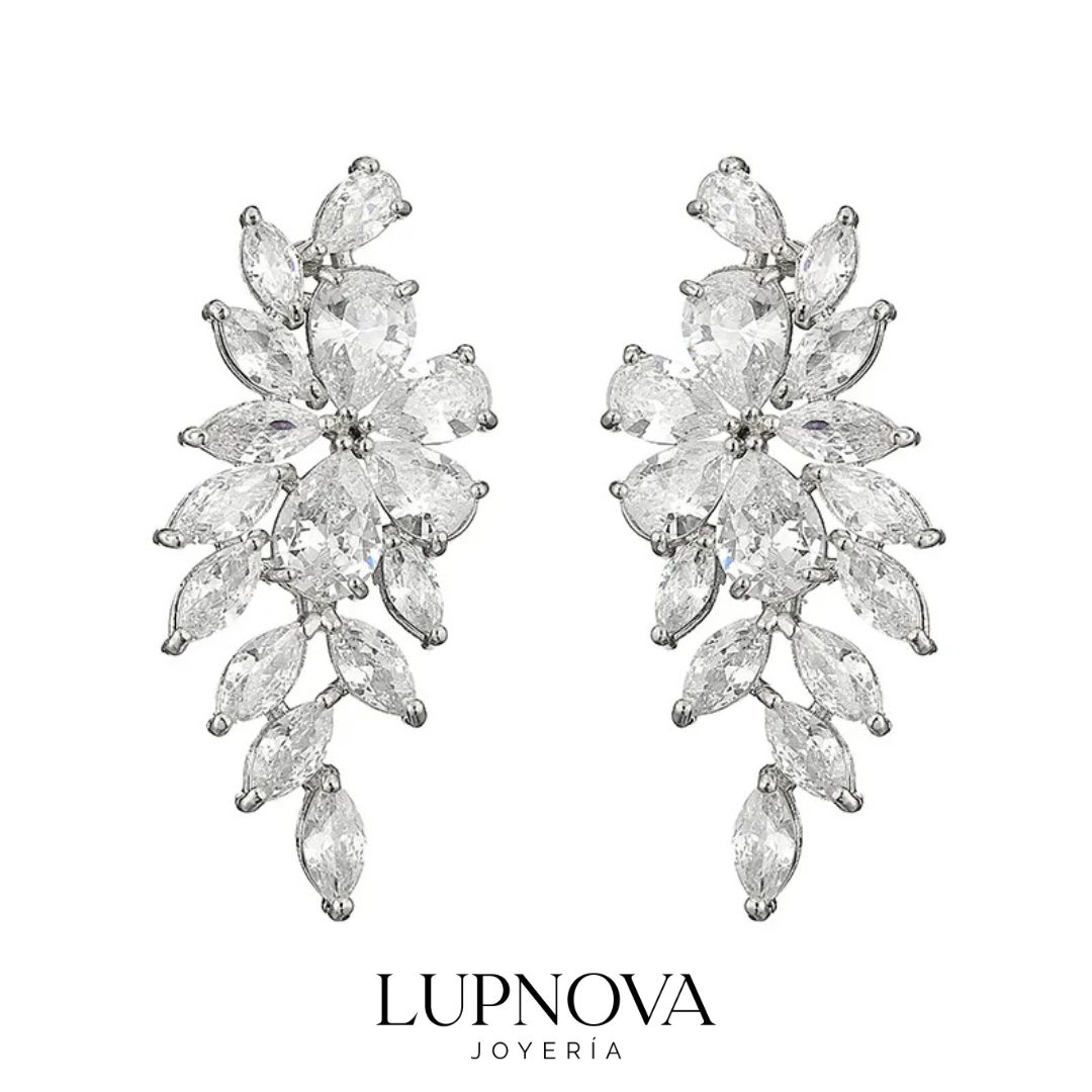Aretes Lágrimas de Cristal